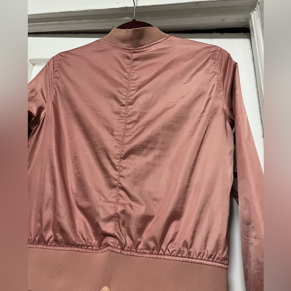 Rose Pink Bomber Jacket - Picture 2 of 7